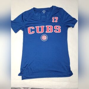 Cubs Blue Women's Jersey Top